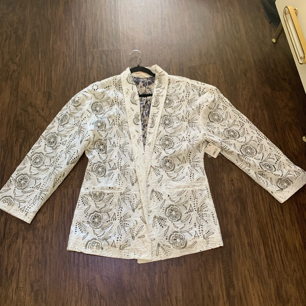 Free people Venus eyelet Jacket